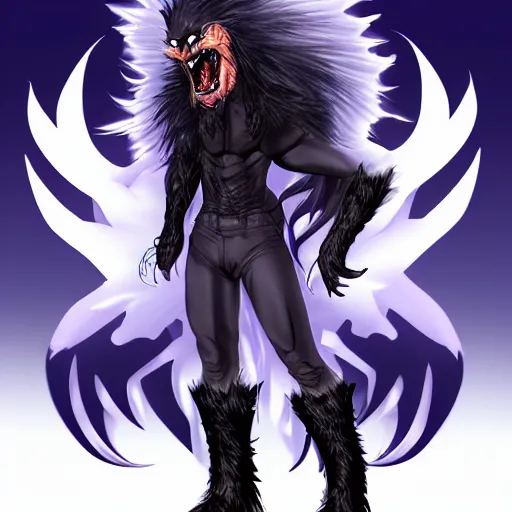 Image similar to lycanrock midnight form