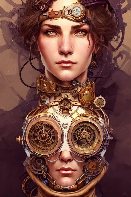 Prompt: Portrait of steampunk Zinedine Zidane, D&D, face, fantasy, intricate, elegant, highly detailed, digital painting, artstation, concept art, smooth, sharp focus, illustration, art by artgerm and greg rutkowski and alphonse mucha