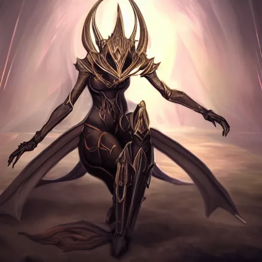 Image similar to highly detailed exquisite fanart, of a beautiful female warframe, but as an anthropomorphic dragon, elegant cinematic pose, sitting on top of a cryopod, epic cinematic shot, sharp clawed perfectly designed hands, professional digital art, high end digital art, fantasy, sci fi, DeviantArt, artstation, Furaffinity, 8k HD render