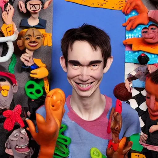 Prompt: jacob collier claymation