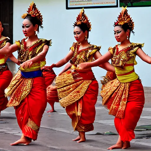 Prompt: Balinese dance