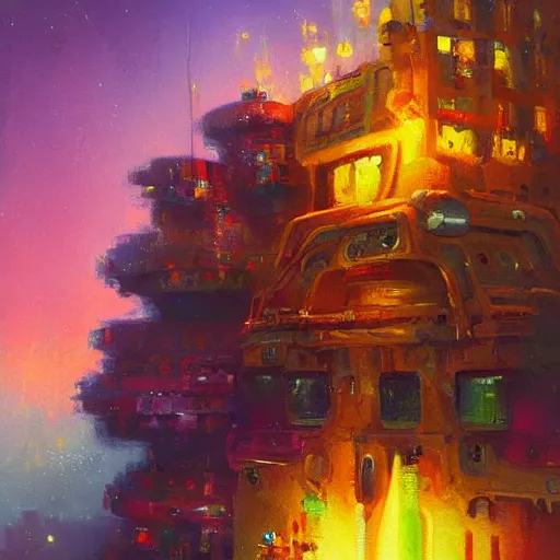 Image similar to a beautiful painting. Living the good life. by paul lehr, Trending on ArtStation.