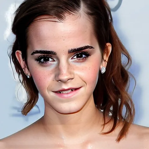 Image similar to emma watson mixed with kim kardashian