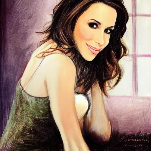 Prompt: a portret of Lacey Chabert, by Johanna, Martine