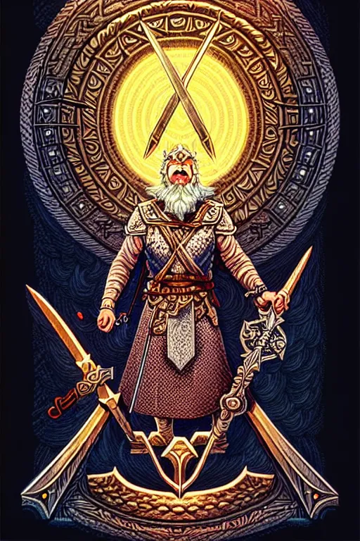 Image similar to odin wielding the divine lance, beautiful detailed pixelart by albertov, intricate details, beautiful, dithered gradients, volumetric lighting, cgsociety, artstation, smooth, sharp focus, 2 d illustration, amazing art by dan mumford, old school computer game graphics, crpg, d & d, pixel art