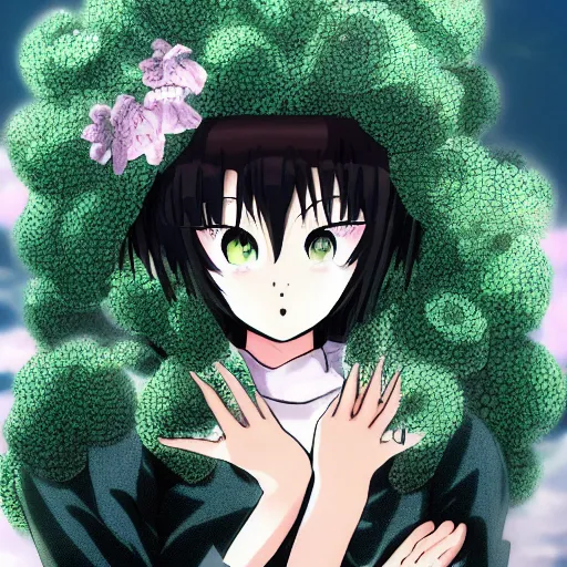 tatsumaki girl, anime, HD,, Stable Diffusion