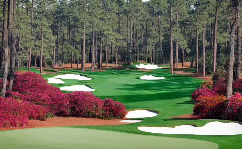 Prompt: nr. 1 2 at augusta national,