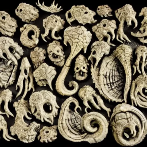 Image similar to cthulhu fossils