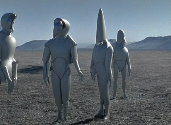 Image similar to scene from the 2 0 0 1 science fiction film the day the earth stood still