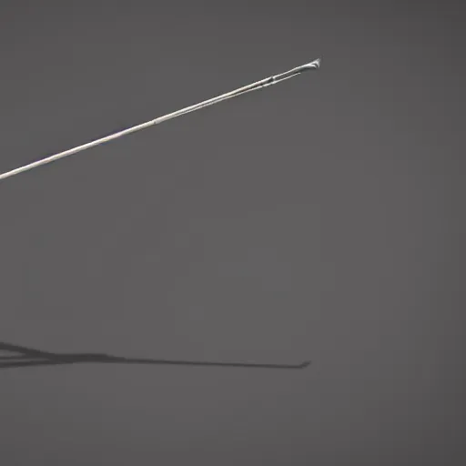 Image similar to 3 d render portrait of a bow weapon