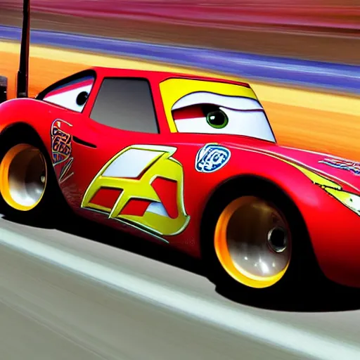 Prompt: lightning mcqueen