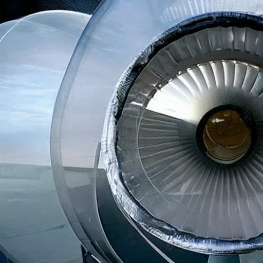 Image similar to see through jet engine