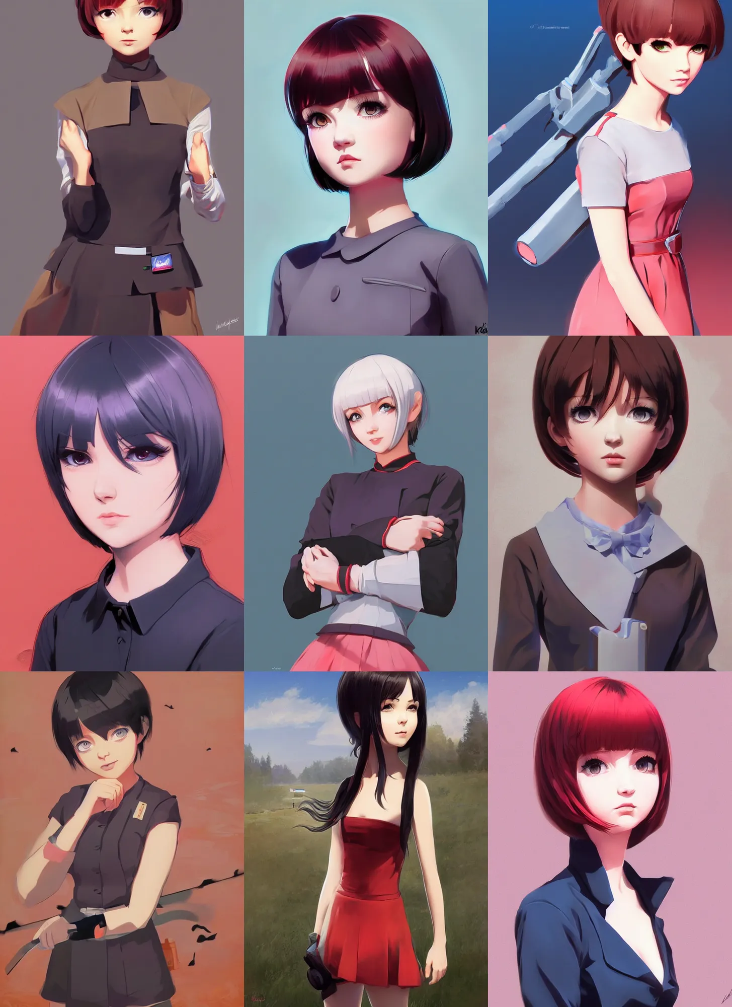 Image similar to ilya kuvshinov