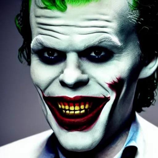 Image similar to Bill Skarsgard as The Joker