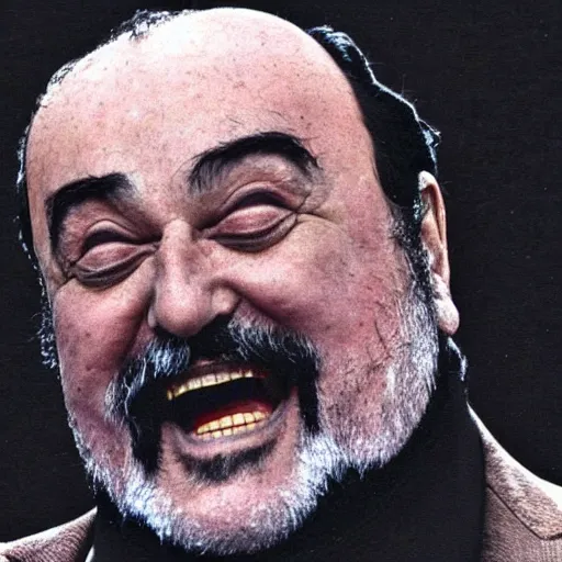 Prompt: luciano pavarotti as a dark souls boss