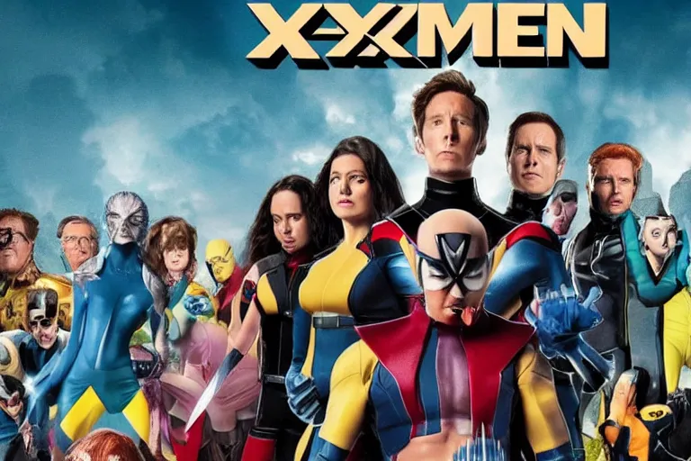 Prompt: The X-Men a live action film by Wes Anderson