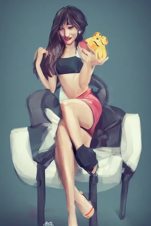 Image similar to super super super cute cameron diaz, shin min jeong, trending on artstation