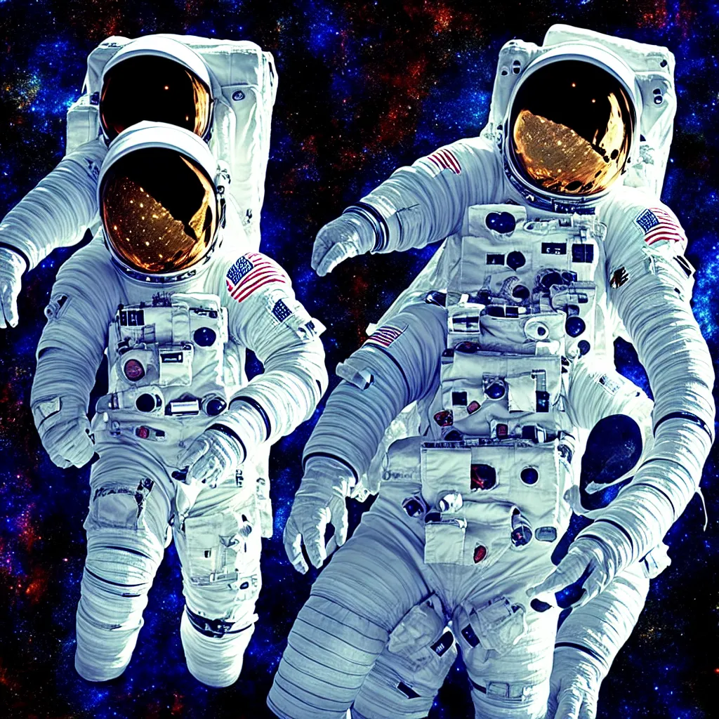 Image similar to astronaut suit, in deep dark cosmos portrait watercolor dramatic lighting cinematic establishing shot extremely high detail foto