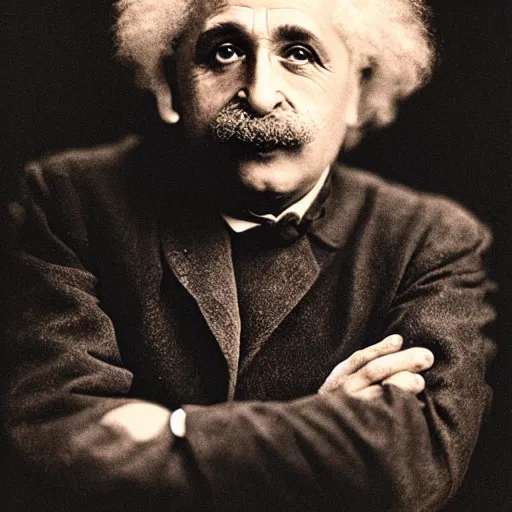 Prompt: maxim einstein portrait