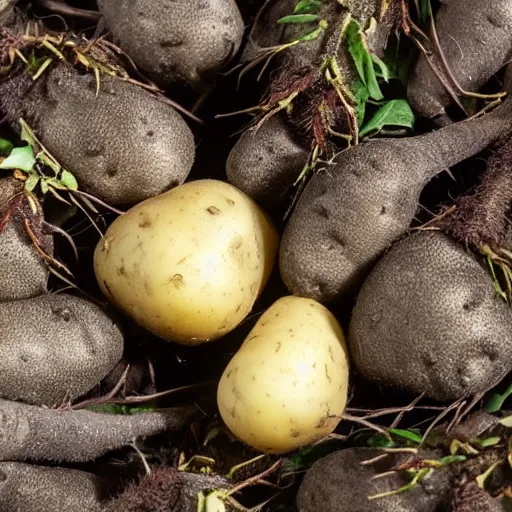 Image similar to Poluknit kissing the potato