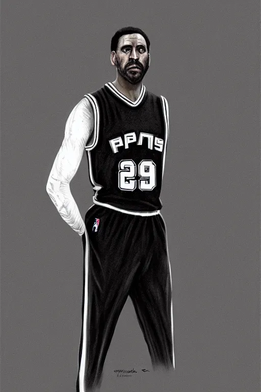 Image similar to full body portrait of the dictator of the san antonio spurs, 1 8 8 9, in full military garb, silver, black, white, oil on canvas by william sidney mount, trending on artstation