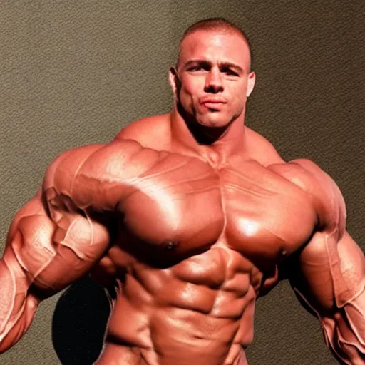 Prompt: overly muscular, testosterone filled, crazy-eyed bodybuilder chad, fullbody, fashion photo, unreal engine