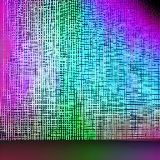 Prompt: digital walls, displacement distortion RGB gamma shift, redundancy, burnt pixels