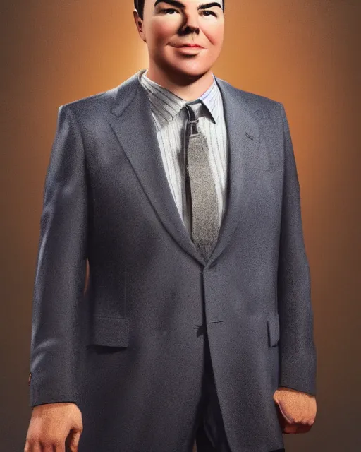 Image similar to highly detailed picture of seth macfarlane by mark ryden, hyperrealistic 3 d render, octane render, dynamic lighting
