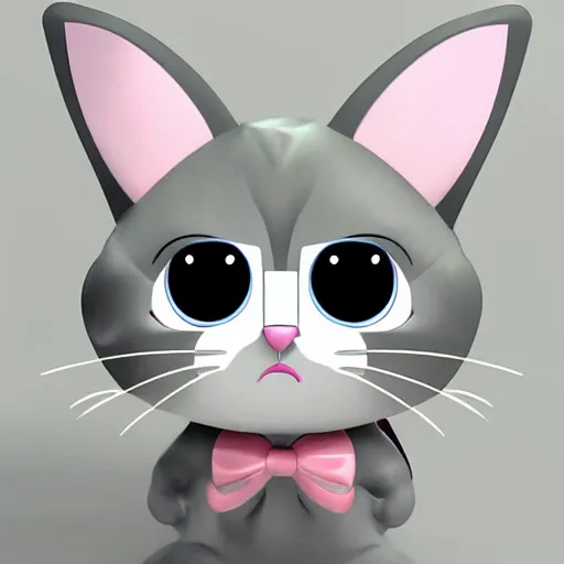 Prompt: cartoon cat in pixar style, diecut sticker, high quality 5 render
