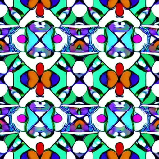 Image similar to symmetry, repeating pattern. seamless, candy and soda