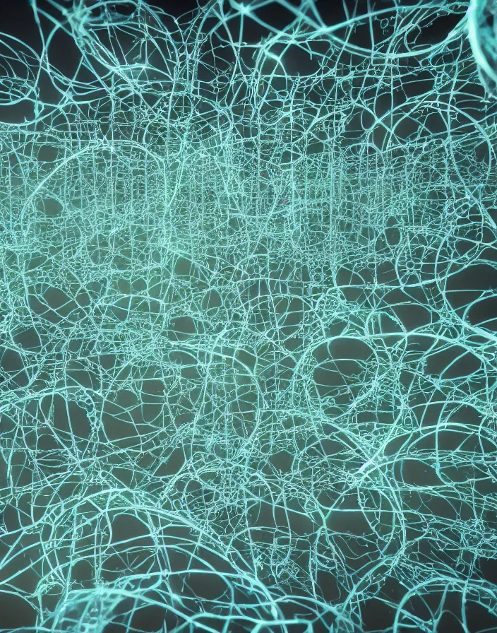 Image similar to utopian mycelium phyrexian eldrazi colony in crystal webs, screensaver programmatic architecture, bioluminescent radiant photorealistic cinema 4d CG render