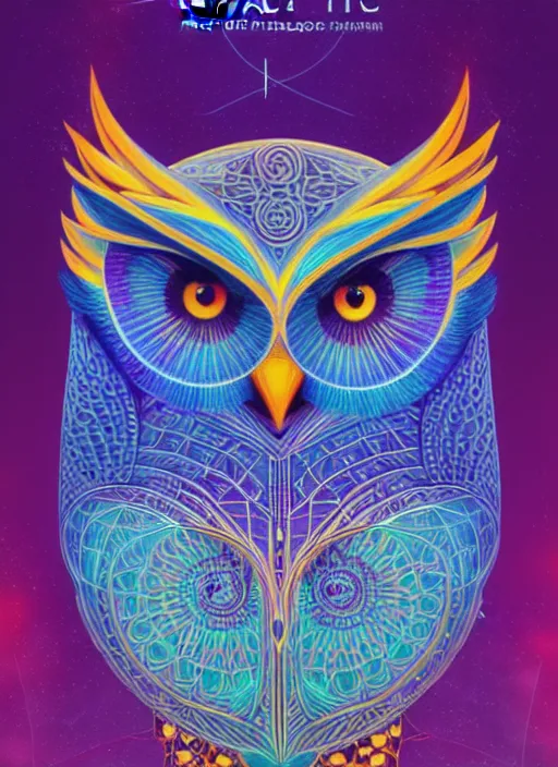 Prompt: symmetry!! product render poster vivid colors divine proportion owl, 神 圣, glowing fog intricate, elegant, highly detailed, digital painting, artstation, concept art, smooth, sharp focus, illustration,
