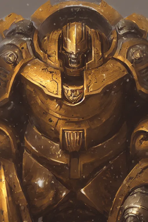 Image similar to armor portrait heros warhammer 4 0 k horus heresy fanart - the primarchs emperor by johannes helgeson animated with vfx concept artist & illustrator global illumination ray tracing hdr fanart arstation zbrush central hardmesh 8 k octane renderer comics stylized