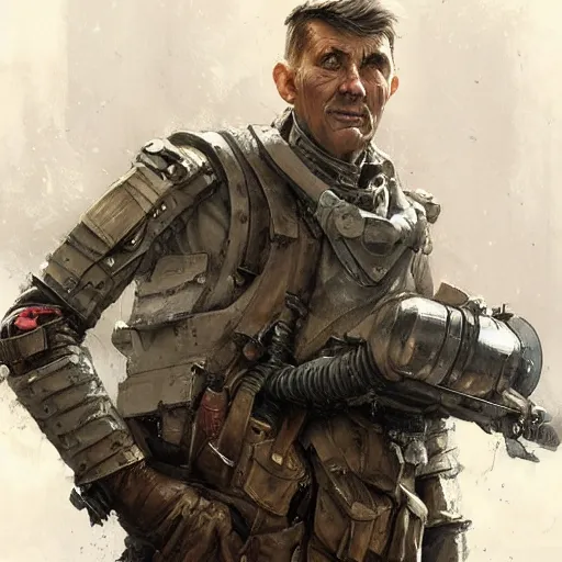 Prompt: portrait of a retired male teacher, epic, tragic, military art, fantasy, dieselpunk, hd shot, digital portrait, beautiful, artstation, comic style, by artgerm, guy denning, jakub rozalski, magali villeneuve and charlie bowater