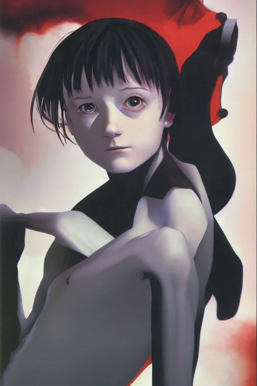 Image similar to lain by alex ross