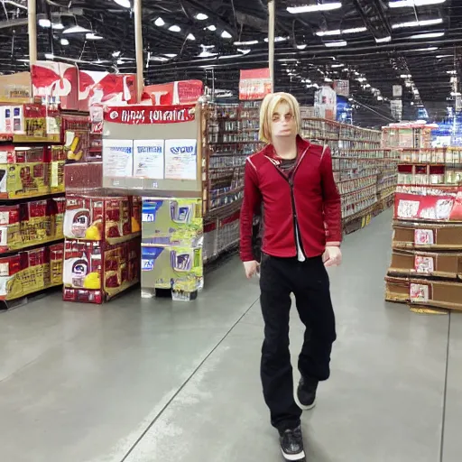 Image similar to edward elric at costco