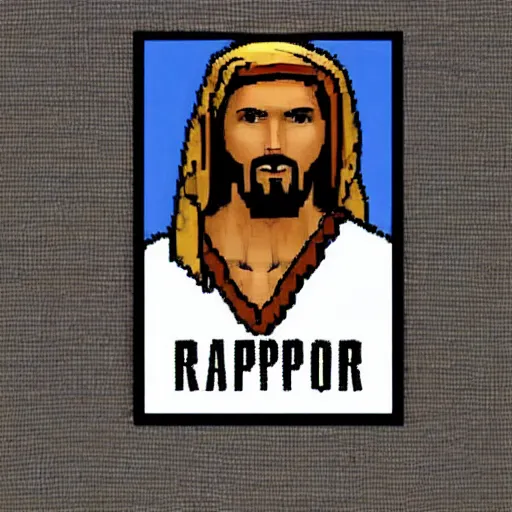 Image similar to raptor jesus