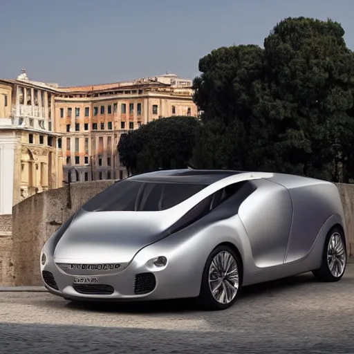 Image similar to novum automobile, quod specie longe praestat modernitatis vehiculis, translationem futurarum rerum a roma quae in moderna aetate permansit, conceptum consilium, amplum et magnum autocinetum exclusivum.