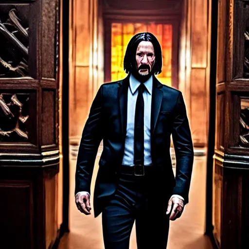 Prompt: charlie white as john wick, 4k, high detail, high-resolution photograph, professional photography, ultra-detail