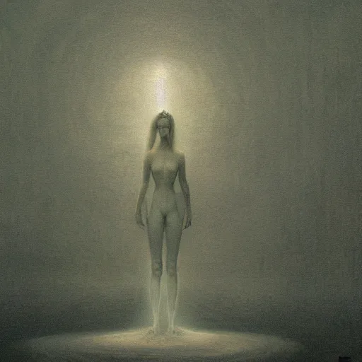 Prompt: Anime made by Zdzislaw Beksinski