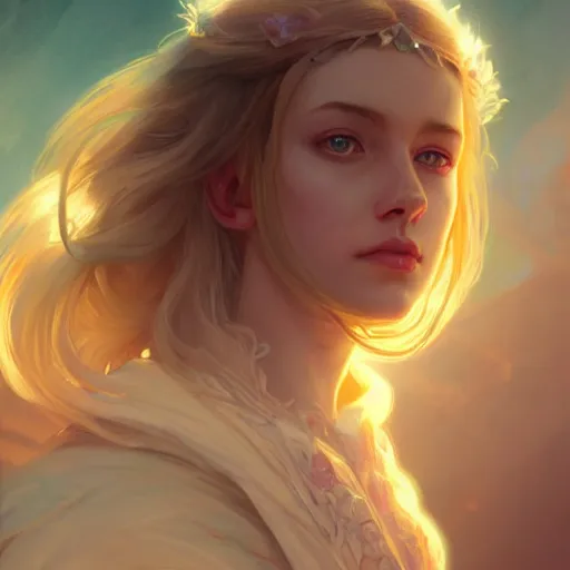 Image similar to aurora, child of light, highly detailed, digital painting, artstation, concept art, smooth, sharp focus, illustration, Unreal Engine 5, 8K, art by artgerm and greg rutkowski and alphonse mucha