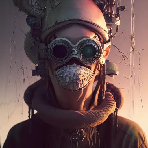 Prompt: apocalyptic onion cyberpunk portrait by gaston bussierre and charles vess and james jean and erik jones and rhads, 3 d octane render, beautiful fine face features, intricate high details, sharp, ultradetailed