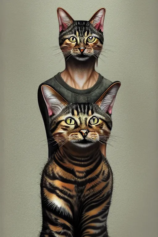 Prompt: epic professional digital art of male anthropomorphic tabby cat wearing air force jumpsuit, painting, by leesha hannigan, iris van herpen, artstation, cgsociety, wlop, epic, much wow, much detail, gorgeous, detailed, cinematic, masterpiece