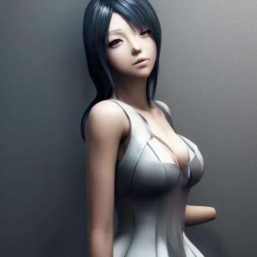 Prompt: Render of a beautiful 3d anime woman, octane render, unreal engine.