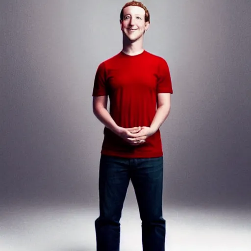 Prompt: mark zuckerberg wearing a red dress