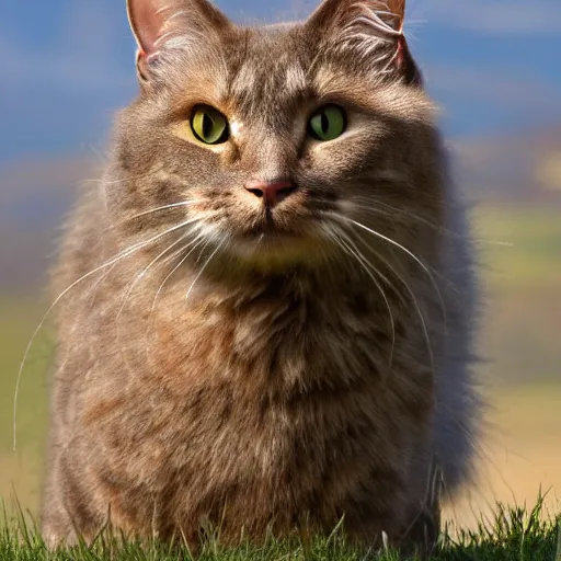 Prompt: highland cat
