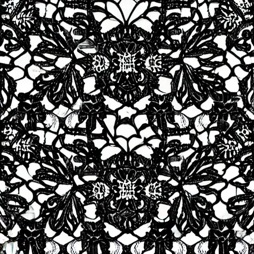 beautiful lace design, 4 k texture, beautiful, black | Stable Diffusion ...