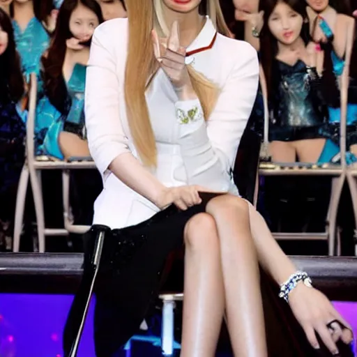 Image similar to portrait photo of ivanka trump, korean kpop star, in girls generation