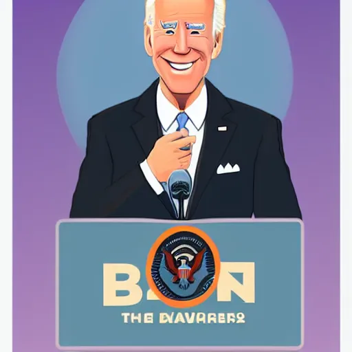 Image similar to joe biden charicature by disney pixar