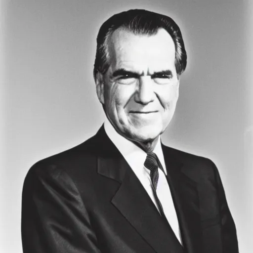 Prompt: President Richard Milhous Nixon